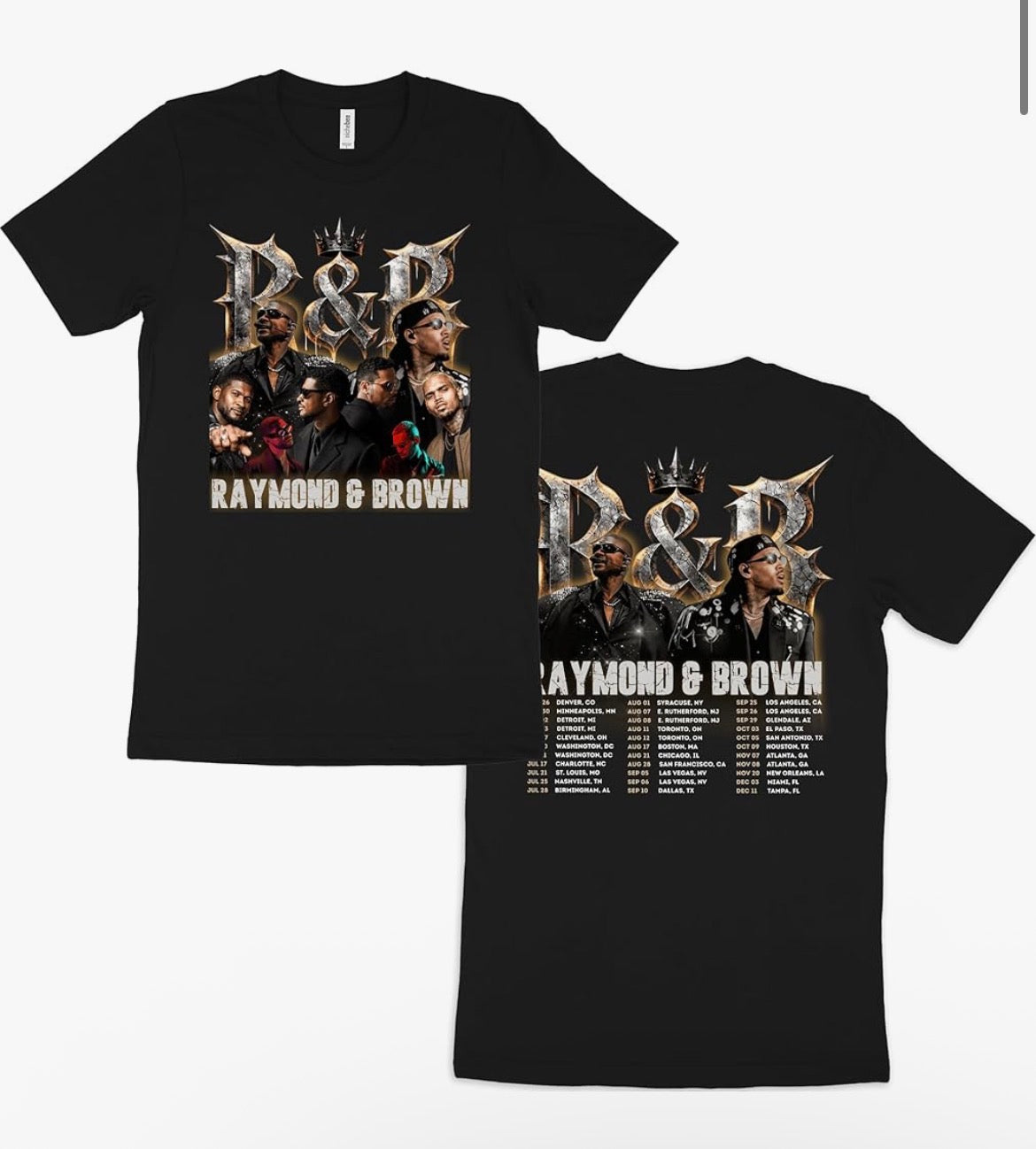 Chris Brown and Usher Fan Tour Tee