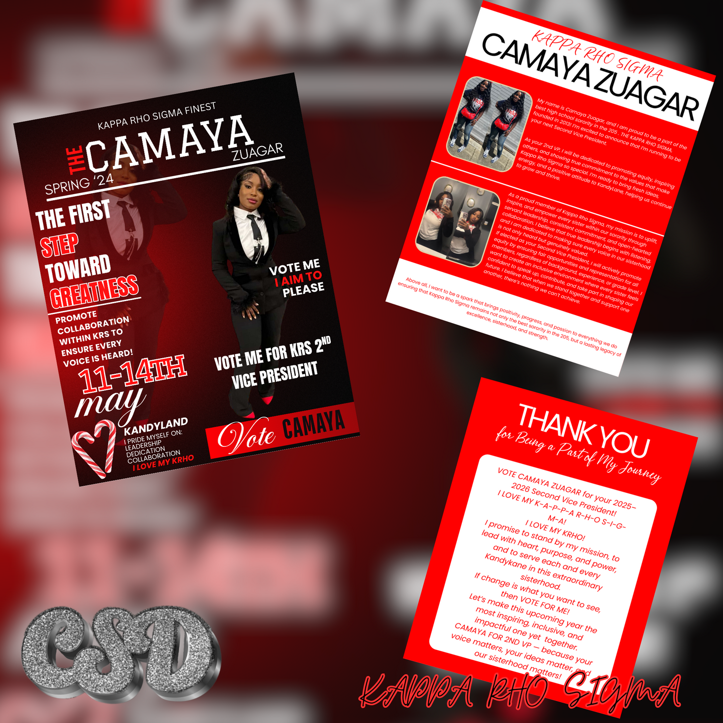 Boss Move Graphics: Campaign Flyers